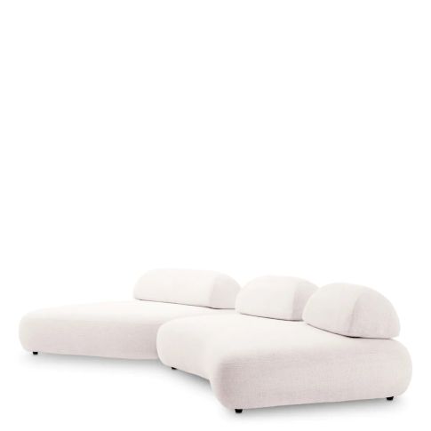 Sofa Residenza Lyssa off-white | black feet