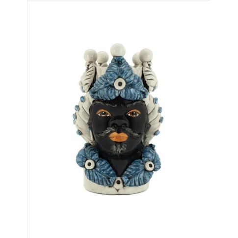 Vase Moro Man Eve Ceramic blue