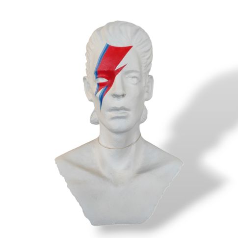 Sculpture Paper mache David Bowie