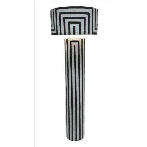 Floor lamp ecomix white and black 