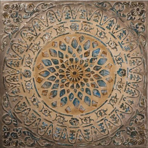 Painting mandala in oriental style