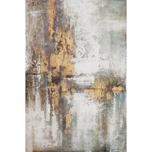 Painting abstract with beige and gold