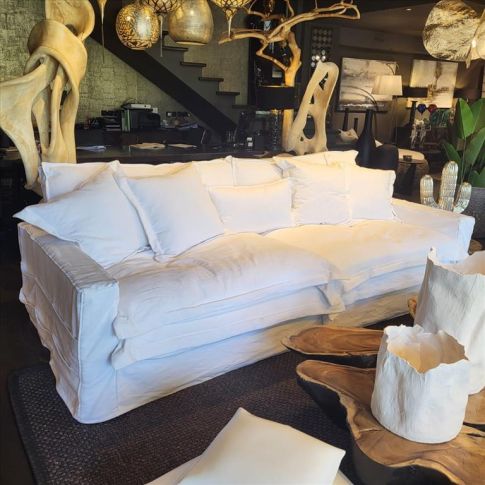 Indoor with double pillows on seat