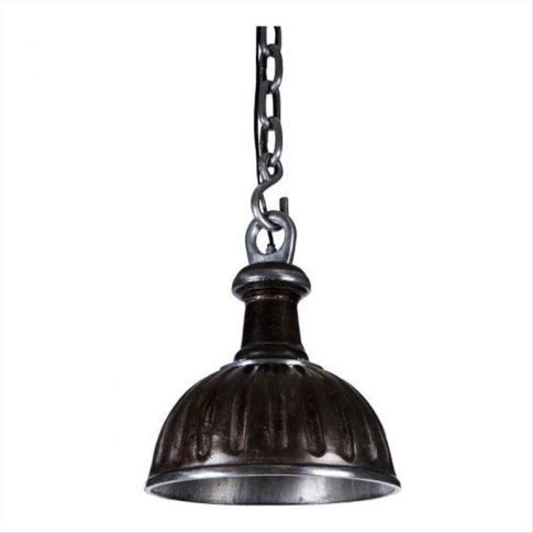 Pendant lamp Black metal