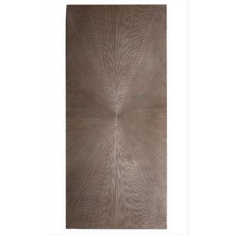 Wallpanel brown ribbed rectanlge