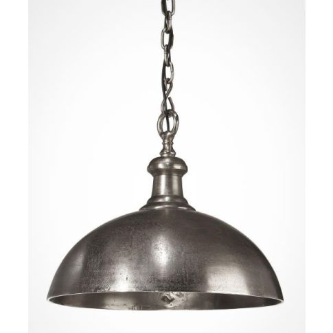Pendant lamp Alu rough bowl round L