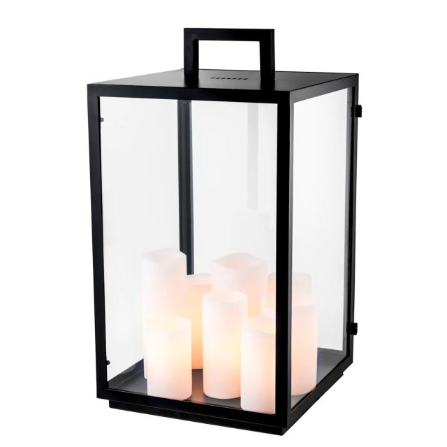 Table Lamp Debonair Black finish | clear glass