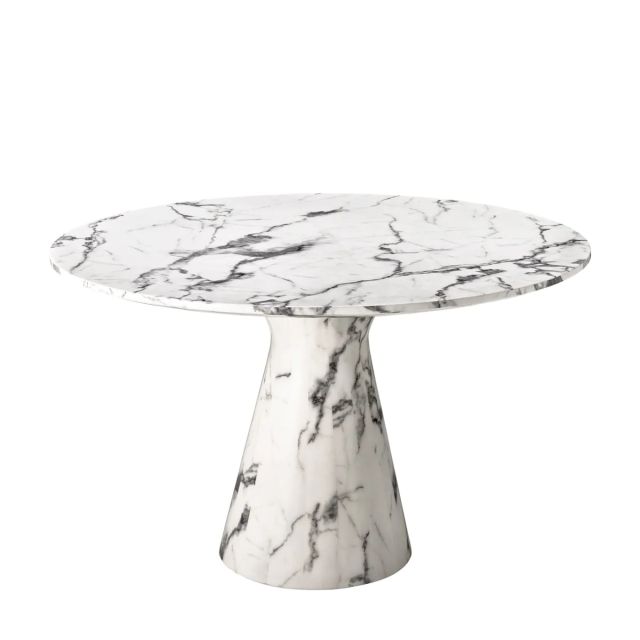 Dining Table Turner White marble