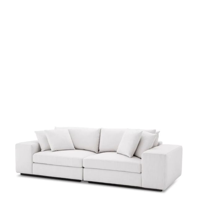 Sofa Vista Grande Avalon white | black base