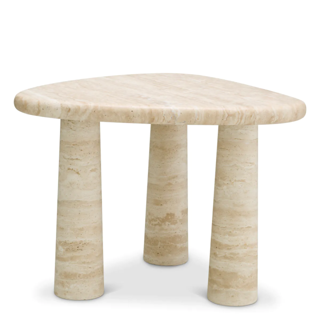 Side Table Larino S Travertine