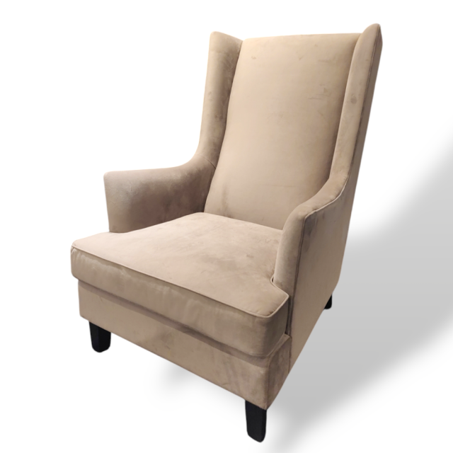 Armchair velvet Pearl Grey