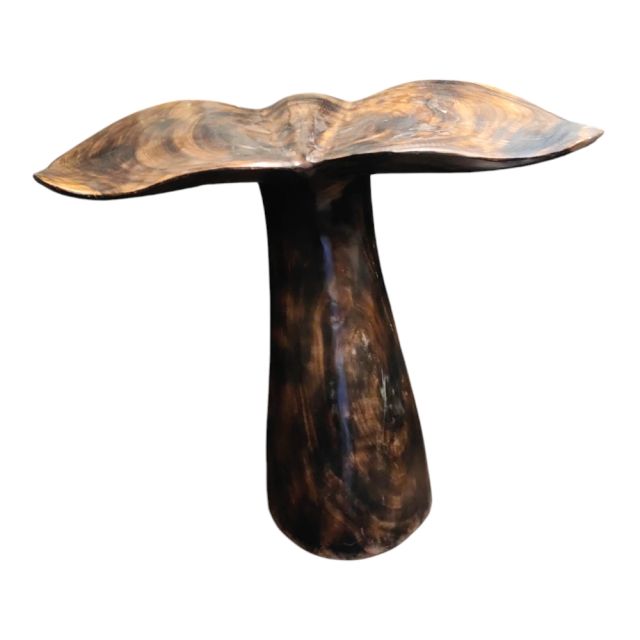 Sculpture Whale Tail - Burn finish L