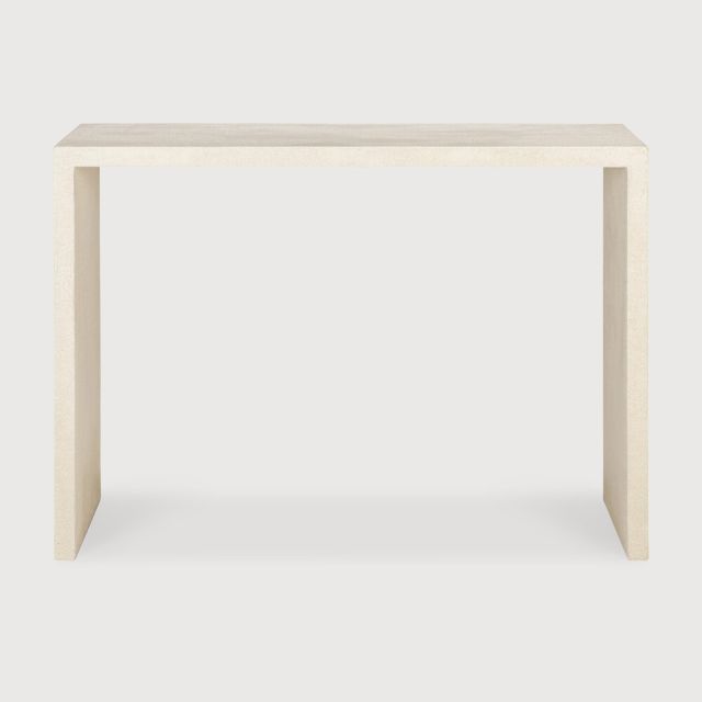 Console microcement off white