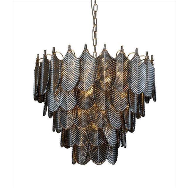 Pendant Lamp nickel with10 lights