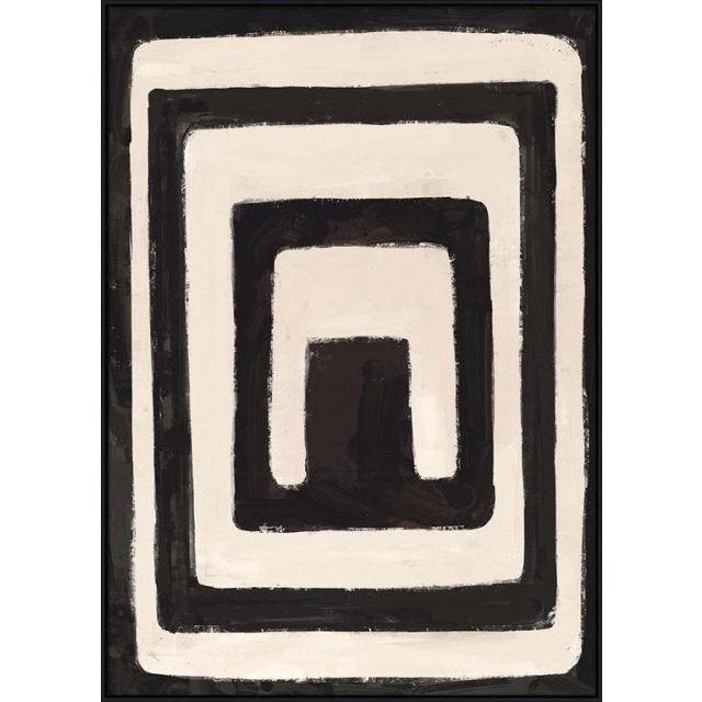 Painting-Frame print painted "Maze"