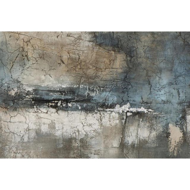 Painting acrylic facets in blue and silver