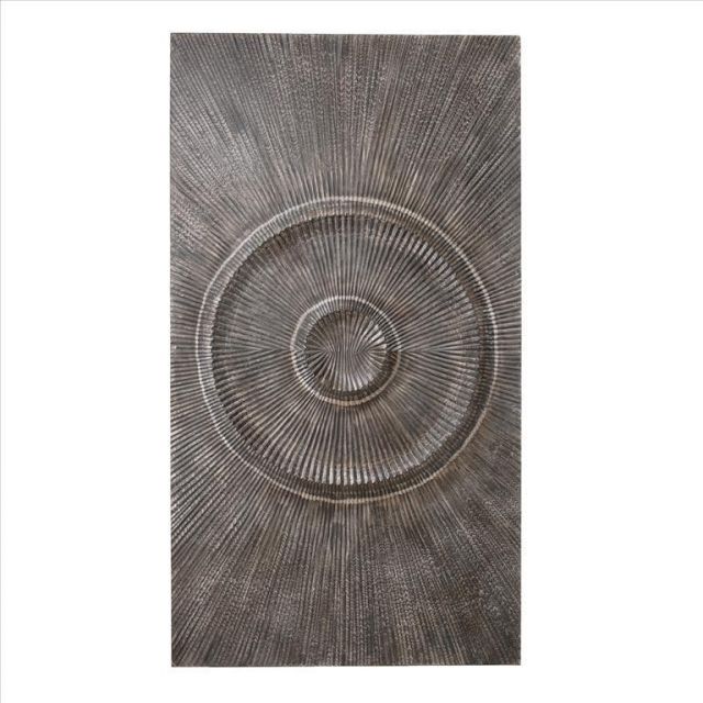 Wallpanel rectangle winston grey wood ribbed circle
