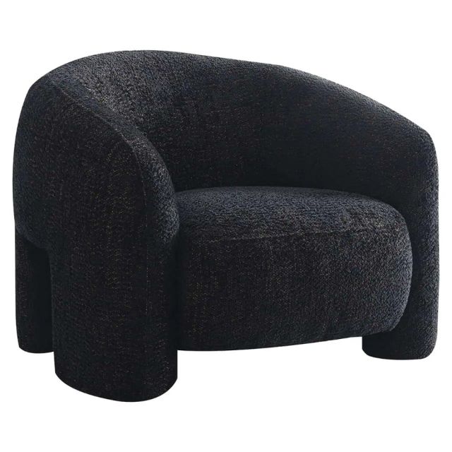 Chair lounge Milania lovely black