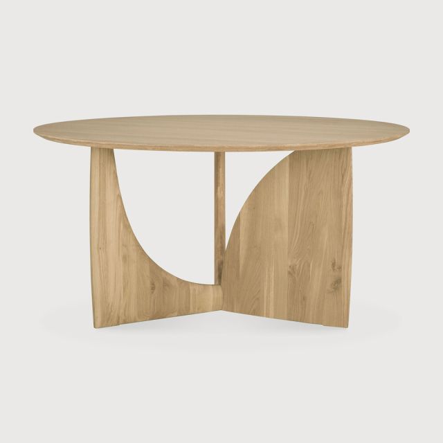 Geometric dining table