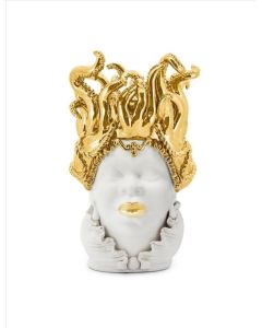 Vase moro lady with gold tentacles