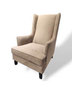 Armchair velvet Pearl Grey