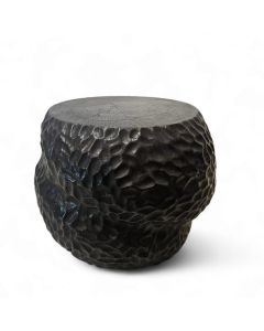 Stool round Black