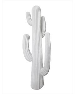 Sculpture Cactus - XXL White Matt Resin - 122cmH