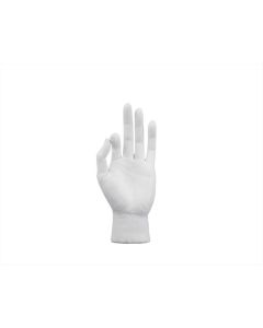 Sculpture hand white resin ok gesture