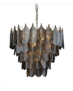 Pendant Lamp nickel with10 lights