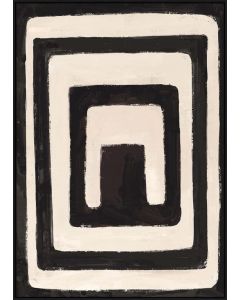 Painting-Frame print painted "Maze"