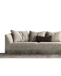 Indoor Sofa 3seated "Marilyn" - Cat. A leather - 260cmX100cmX70cm - PAR