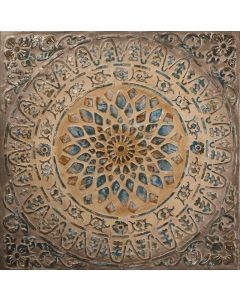 Painting mandala in oriental style