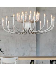 Pendant Lamp "Snoob" - in alluminium white