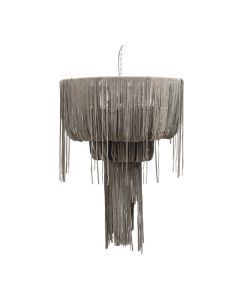 Chandelier - "Funky" - Leather - Grey - L