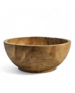 Bowl in teak wood - D20