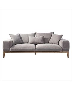 Indoor Sofa 3 seated grey fabric