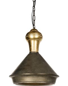 Pendant lamp Denver metal grey iron triangle